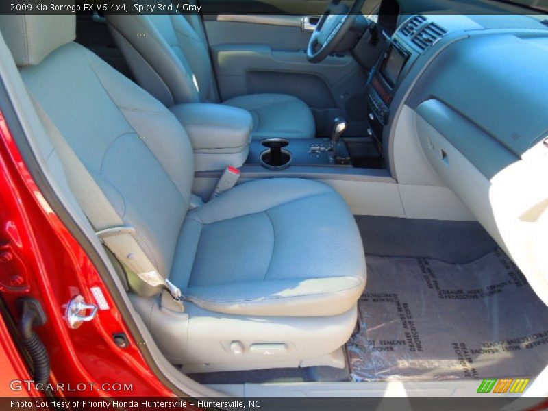 Spicy Red / Gray 2009 Kia Borrego EX V6 4x4
