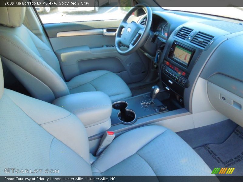 Spicy Red / Gray 2009 Kia Borrego EX V6 4x4