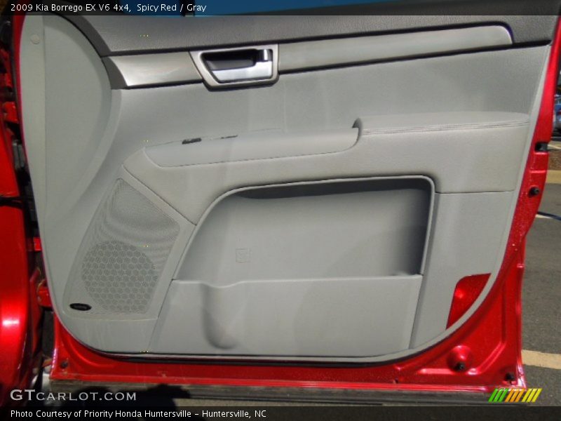 Spicy Red / Gray 2009 Kia Borrego EX V6 4x4