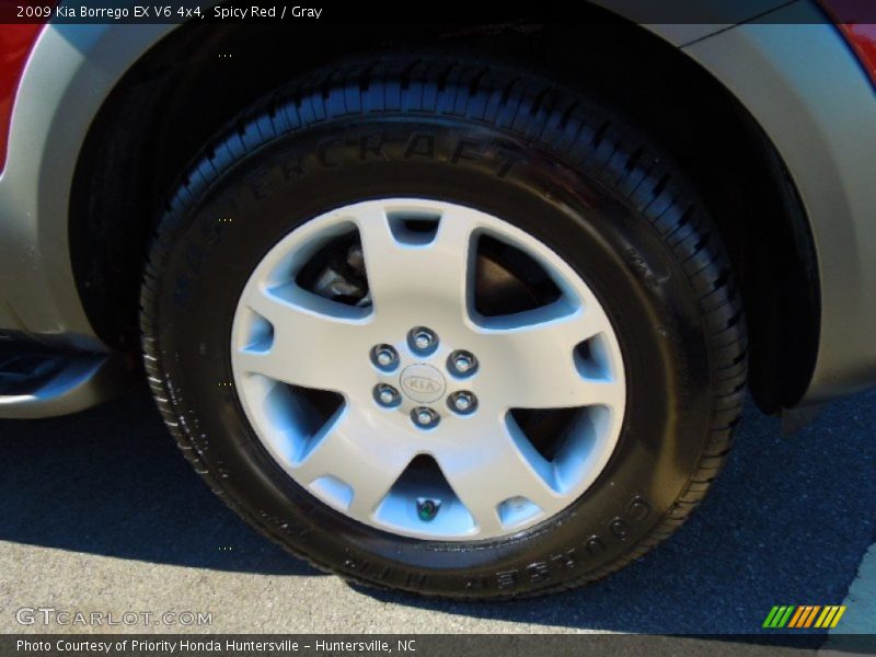 Spicy Red / Gray 2009 Kia Borrego EX V6 4x4