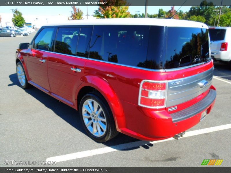 Red Candy Metallic / Charcoal Black 2011 Ford Flex Limited