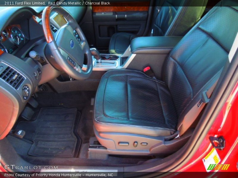 Red Candy Metallic / Charcoal Black 2011 Ford Flex Limited