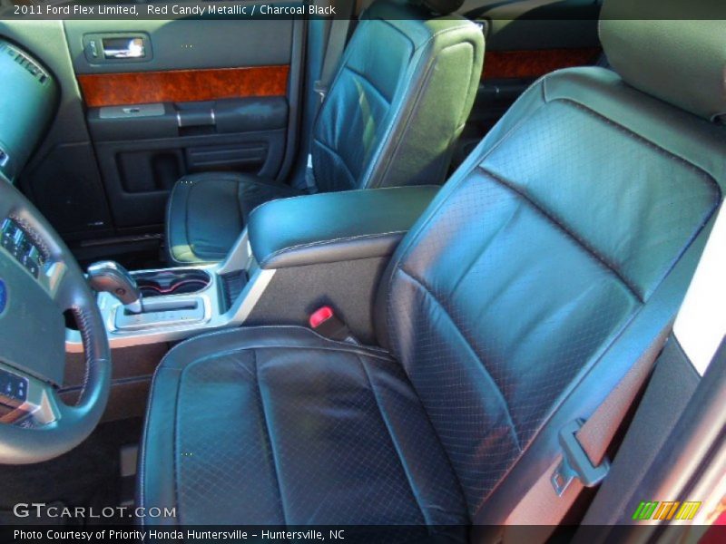 Red Candy Metallic / Charcoal Black 2011 Ford Flex Limited