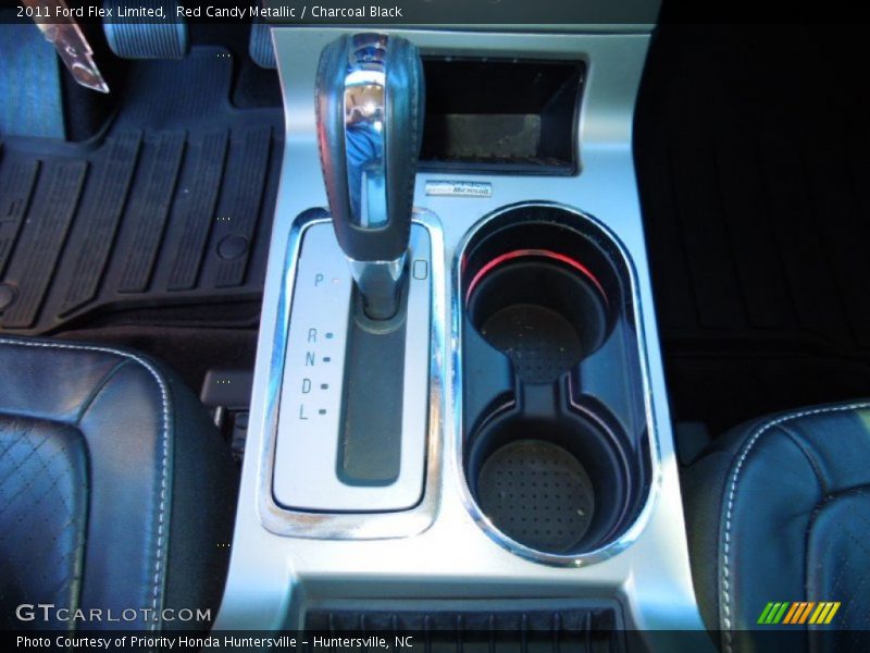 Red Candy Metallic / Charcoal Black 2011 Ford Flex Limited