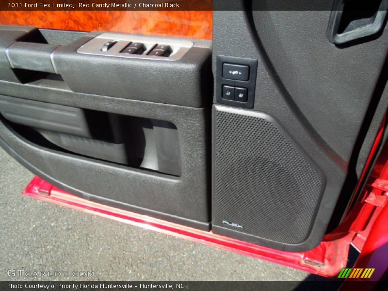 Red Candy Metallic / Charcoal Black 2011 Ford Flex Limited