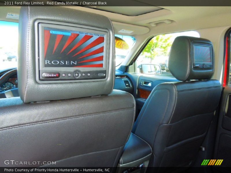 Red Candy Metallic / Charcoal Black 2011 Ford Flex Limited