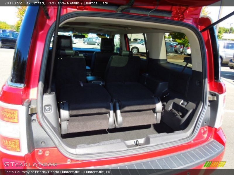 Red Candy Metallic / Charcoal Black 2011 Ford Flex Limited