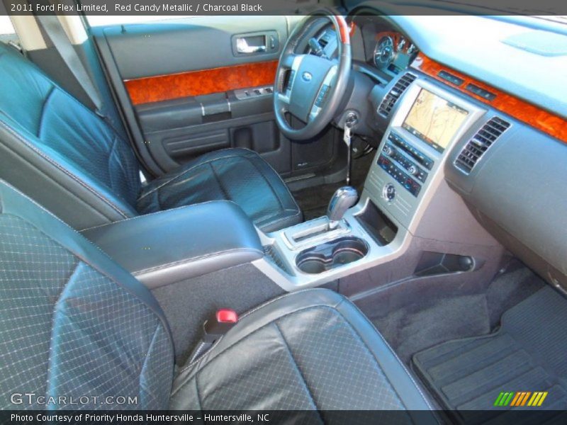 Red Candy Metallic / Charcoal Black 2011 Ford Flex Limited