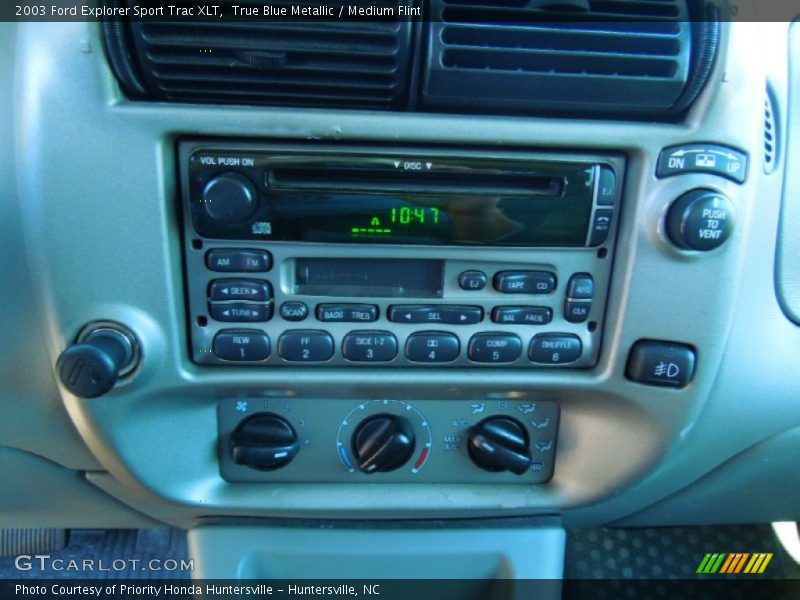 True Blue Metallic / Medium Flint 2003 Ford Explorer Sport Trac XLT