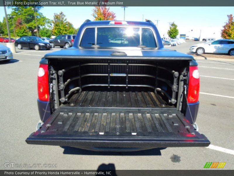 True Blue Metallic / Medium Flint 2003 Ford Explorer Sport Trac XLT