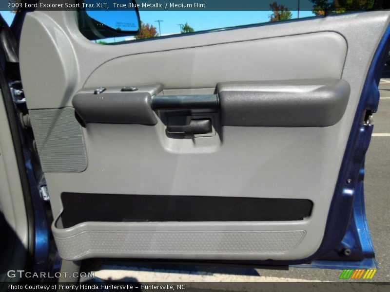 True Blue Metallic / Medium Flint 2003 Ford Explorer Sport Trac XLT