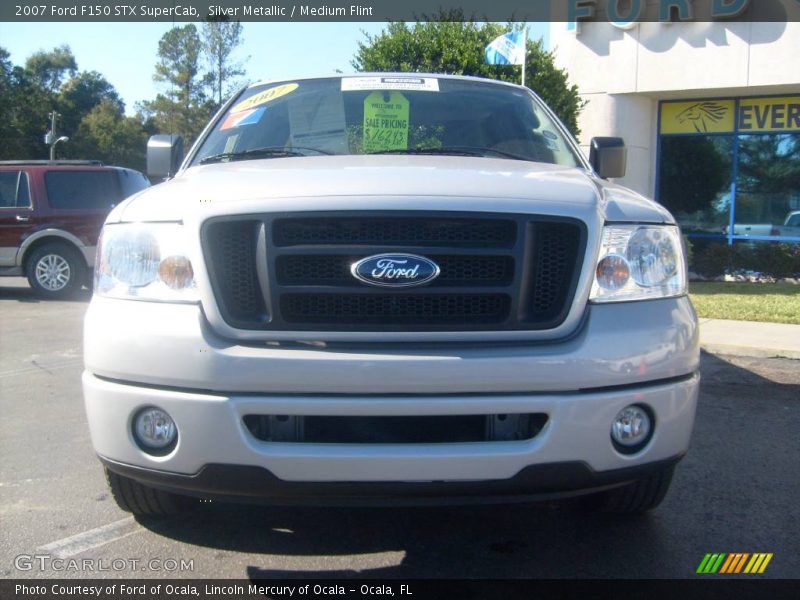 Silver Metallic / Medium Flint 2007 Ford F150 STX SuperCab
