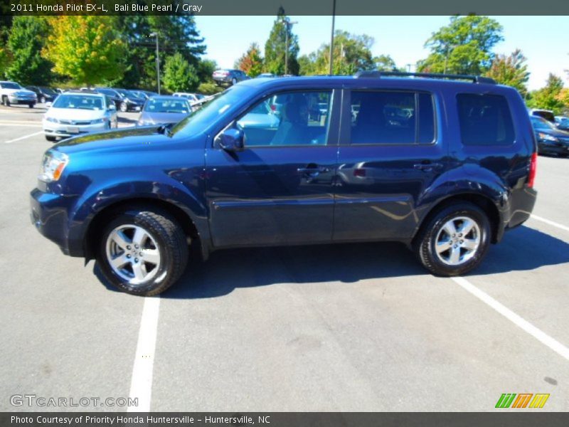 Bali Blue Pearl / Gray 2011 Honda Pilot EX-L