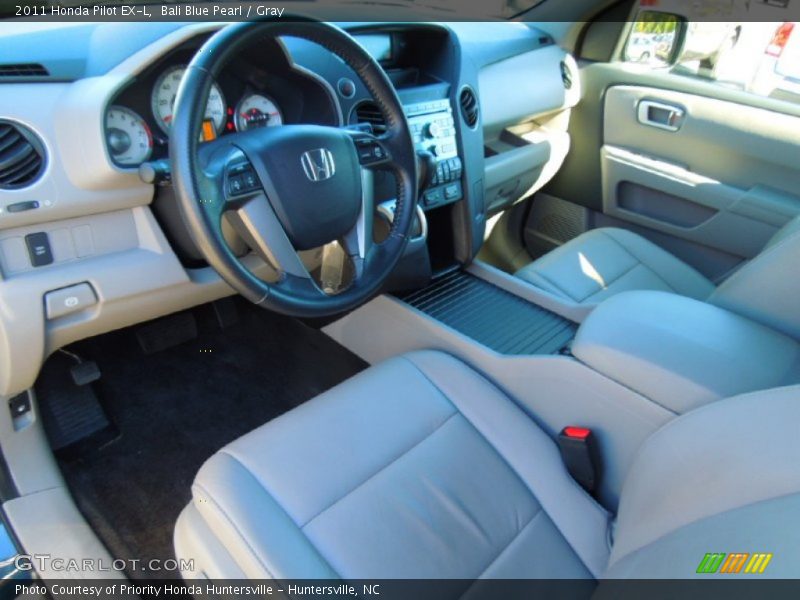 Bali Blue Pearl / Gray 2011 Honda Pilot EX-L