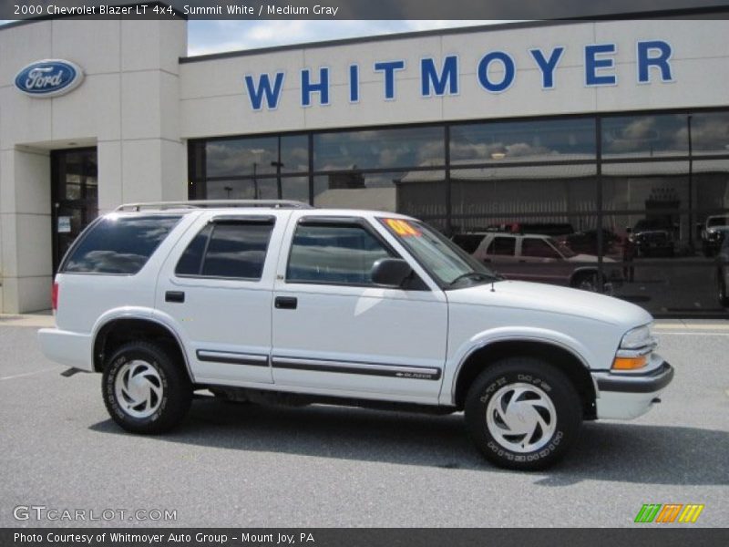 Summit White / Medium Gray 2000 Chevrolet Blazer LT 4x4