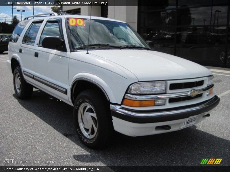 Summit White / Medium Gray 2000 Chevrolet Blazer LT 4x4