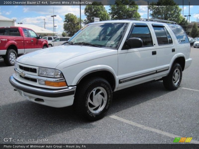 Summit White / Medium Gray 2000 Chevrolet Blazer LT 4x4