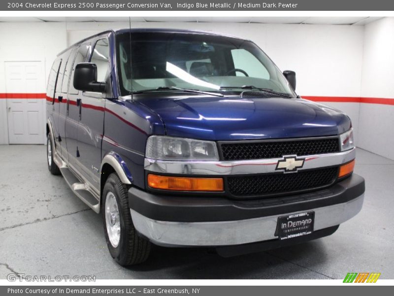Indigo Blue Metallic / Medium Dark Pewter 2004 Chevrolet Express 2500 Passenger Conversion Van