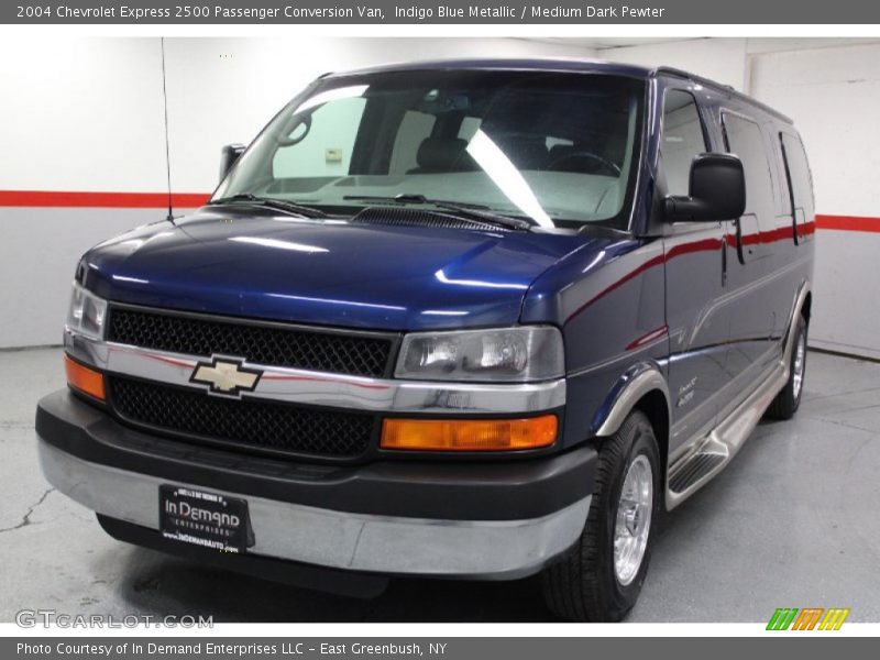 Indigo Blue Metallic / Medium Dark Pewter 2004 Chevrolet Express 2500 Passenger Conversion Van