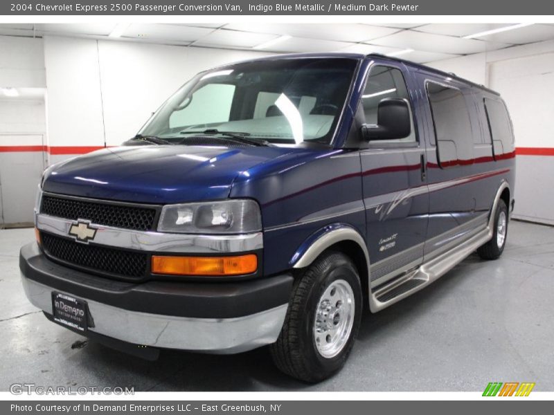 Indigo Blue Metallic / Medium Dark Pewter 2004 Chevrolet Express 2500 Passenger Conversion Van