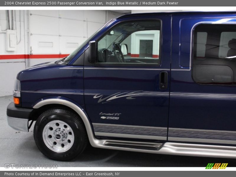 Indigo Blue Metallic / Medium Dark Pewter 2004 Chevrolet Express 2500 Passenger Conversion Van