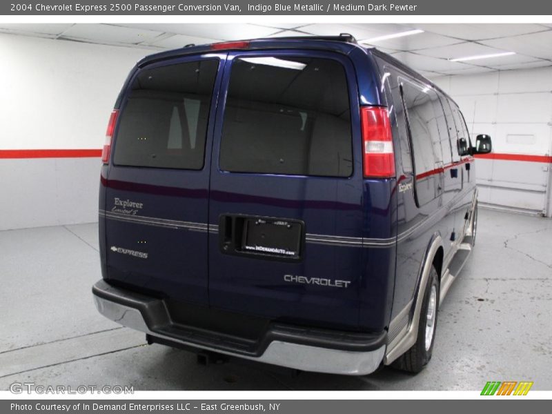 Indigo Blue Metallic / Medium Dark Pewter 2004 Chevrolet Express 2500 Passenger Conversion Van