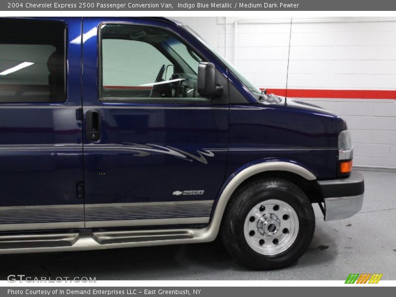 Indigo Blue Metallic / Medium Dark Pewter 2004 Chevrolet Express 2500 Passenger Conversion Van