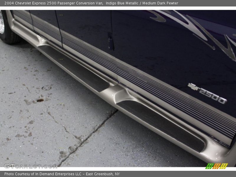 Indigo Blue Metallic / Medium Dark Pewter 2004 Chevrolet Express 2500 Passenger Conversion Van