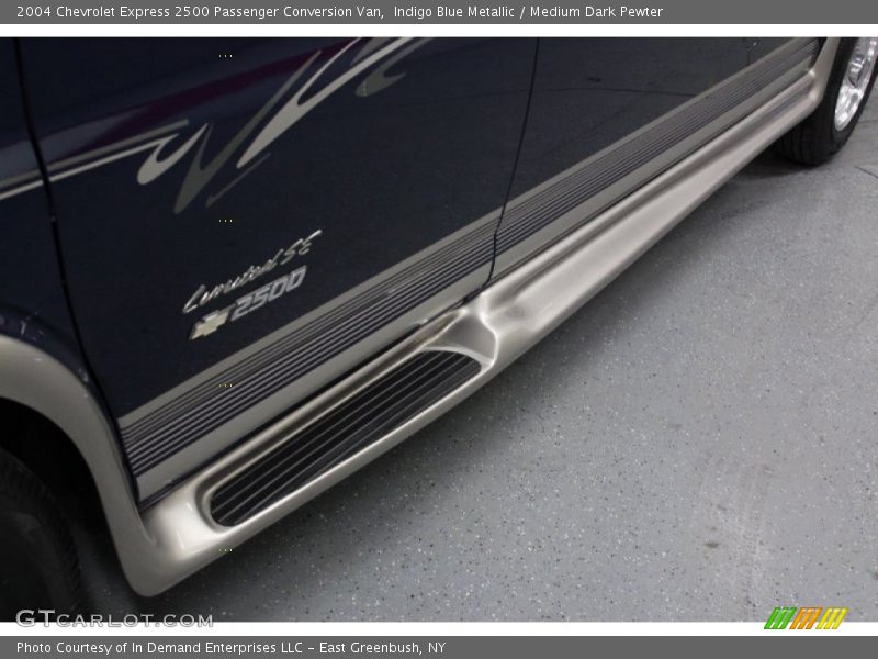 Indigo Blue Metallic / Medium Dark Pewter 2004 Chevrolet Express 2500 Passenger Conversion Van