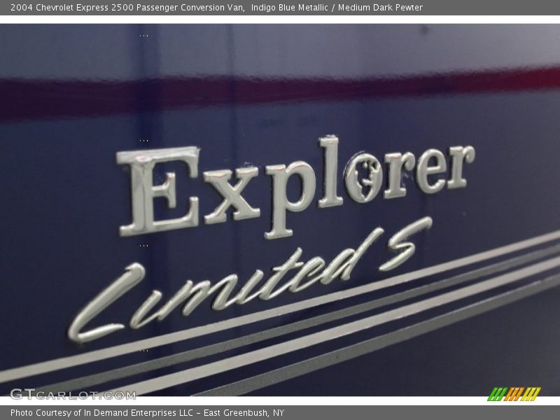 Indigo Blue Metallic / Medium Dark Pewter 2004 Chevrolet Express 2500 Passenger Conversion Van