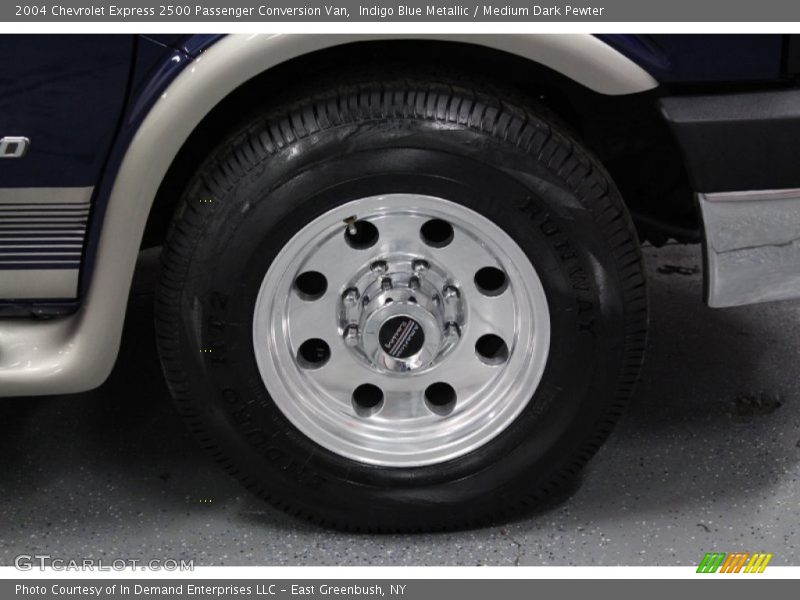 Indigo Blue Metallic / Medium Dark Pewter 2004 Chevrolet Express 2500 Passenger Conversion Van