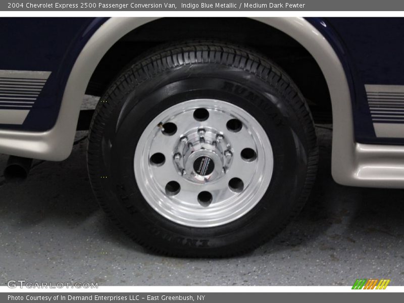 Indigo Blue Metallic / Medium Dark Pewter 2004 Chevrolet Express 2500 Passenger Conversion Van