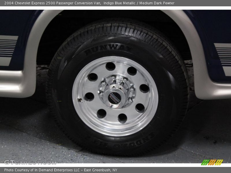 Indigo Blue Metallic / Medium Dark Pewter 2004 Chevrolet Express 2500 Passenger Conversion Van
