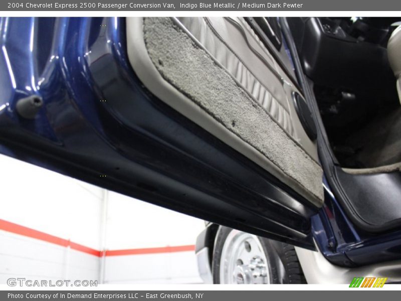 Indigo Blue Metallic / Medium Dark Pewter 2004 Chevrolet Express 2500 Passenger Conversion Van