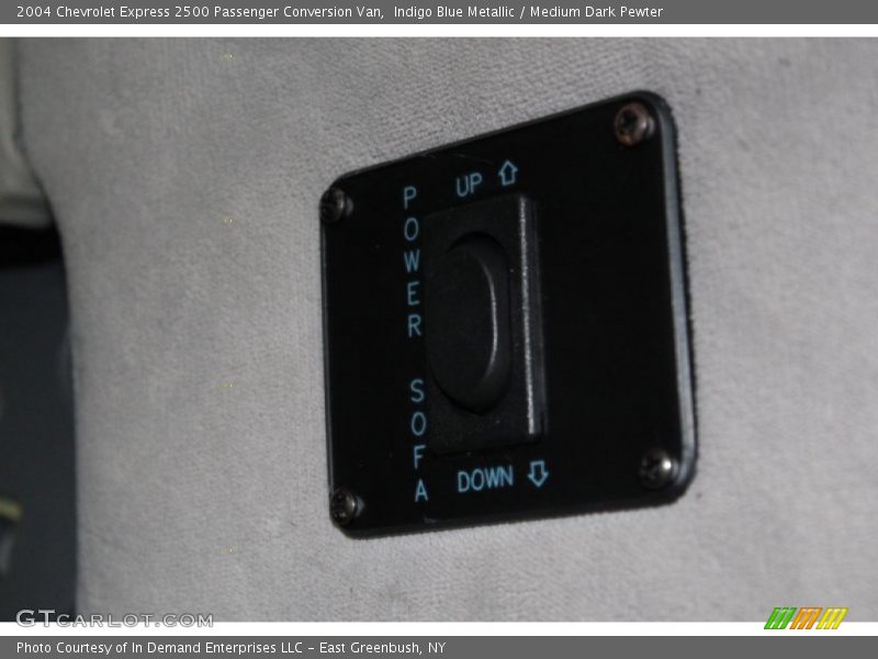 Indigo Blue Metallic / Medium Dark Pewter 2004 Chevrolet Express 2500 Passenger Conversion Van