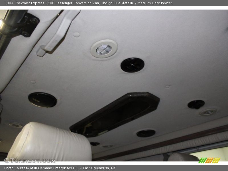 Indigo Blue Metallic / Medium Dark Pewter 2004 Chevrolet Express 2500 Passenger Conversion Van