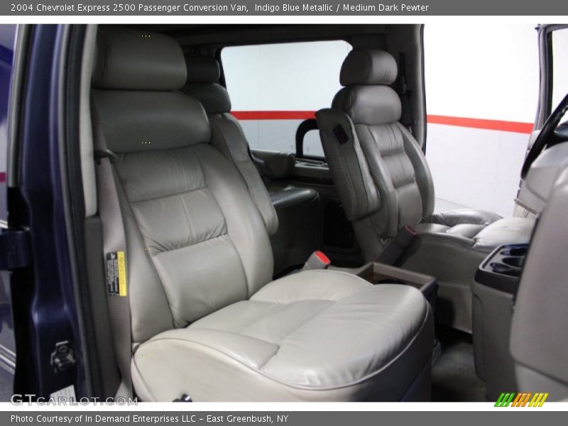 Indigo Blue Metallic / Medium Dark Pewter 2004 Chevrolet Express 2500 Passenger Conversion Van
