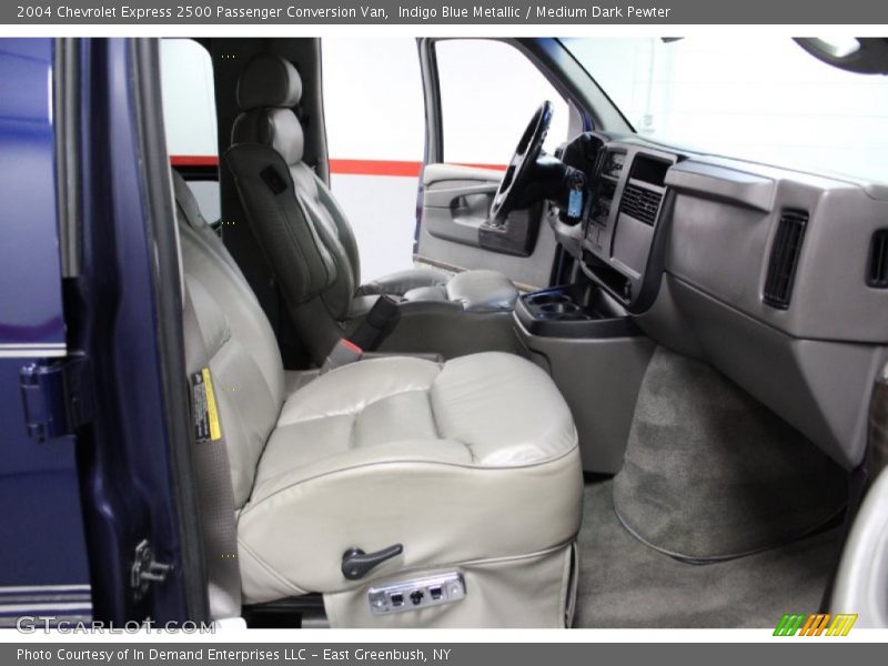 Indigo Blue Metallic / Medium Dark Pewter 2004 Chevrolet Express 2500 Passenger Conversion Van