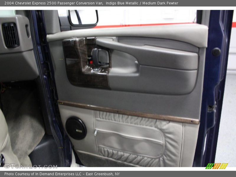Indigo Blue Metallic / Medium Dark Pewter 2004 Chevrolet Express 2500 Passenger Conversion Van