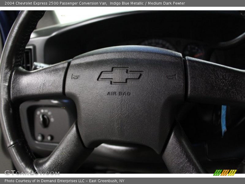 Indigo Blue Metallic / Medium Dark Pewter 2004 Chevrolet Express 2500 Passenger Conversion Van