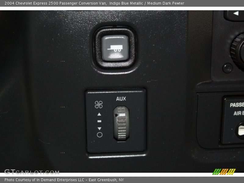 Controls of 2004 Express 2500 Passenger Conversion Van