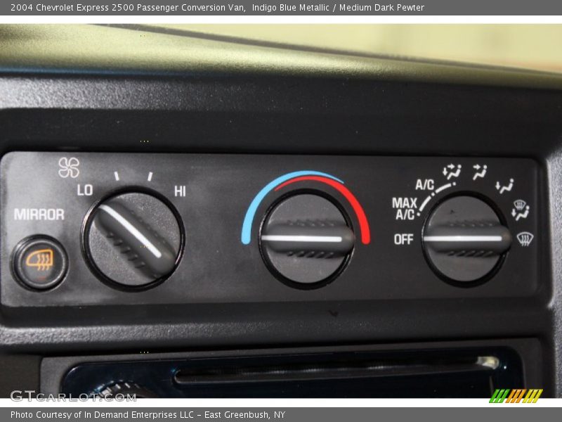 Controls of 2004 Express 2500 Passenger Conversion Van