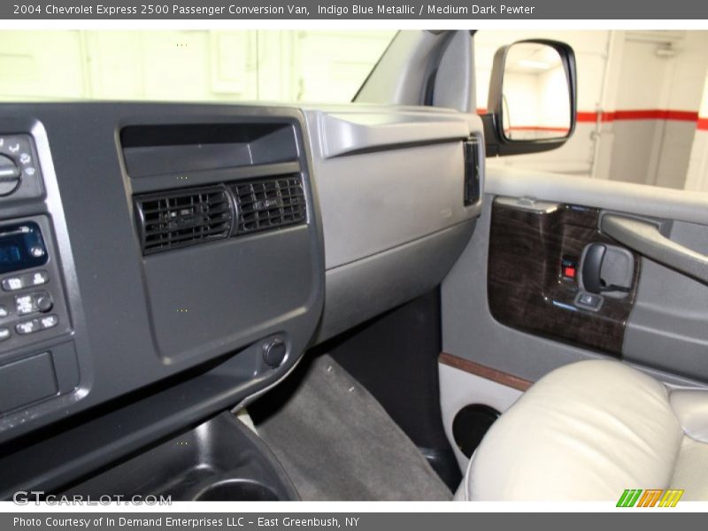 Indigo Blue Metallic / Medium Dark Pewter 2004 Chevrolet Express 2500 Passenger Conversion Van