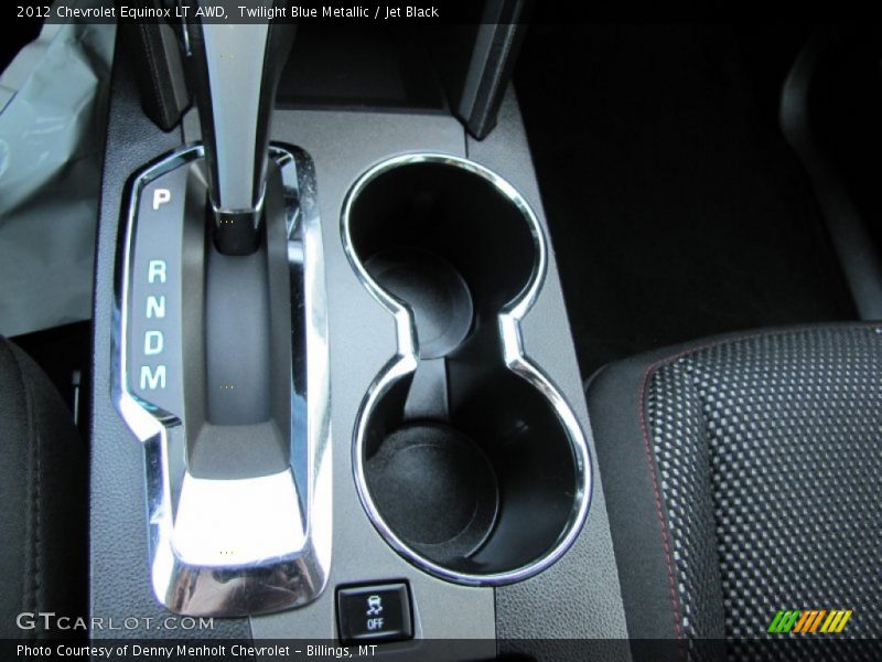 Twilight Blue Metallic / Jet Black 2012 Chevrolet Equinox LT AWD