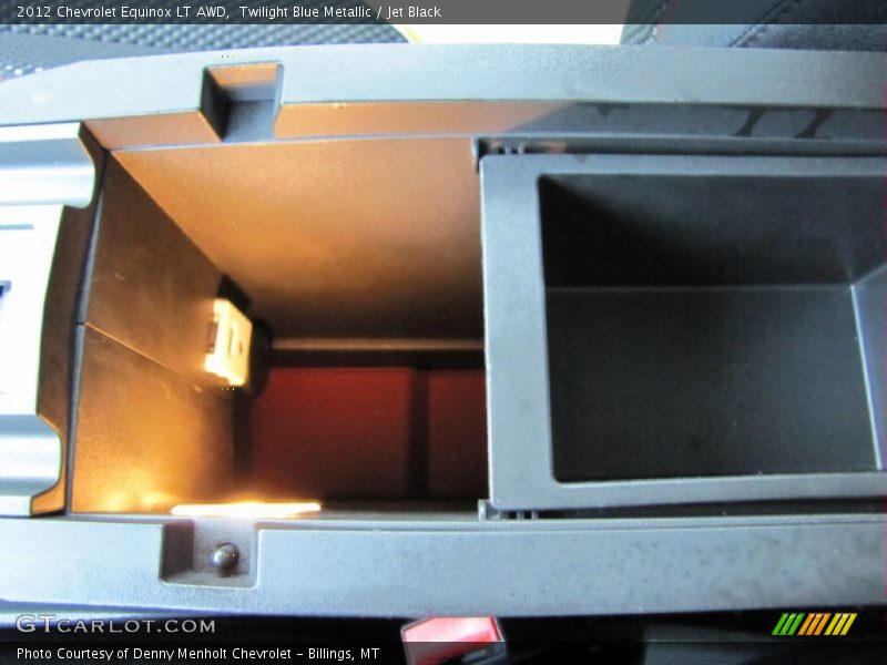 Twilight Blue Metallic / Jet Black 2012 Chevrolet Equinox LT AWD