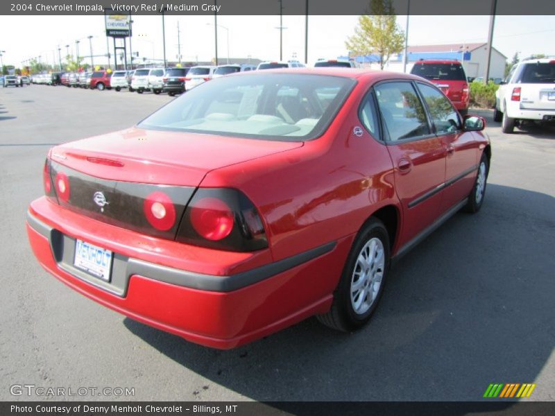 Victory Red / Medium Gray 2004 Chevrolet Impala