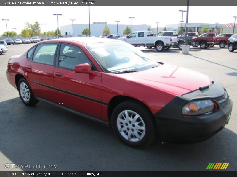 Victory Red / Medium Gray 2004 Chevrolet Impala