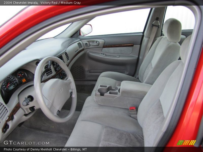 Victory Red / Medium Gray 2004 Chevrolet Impala