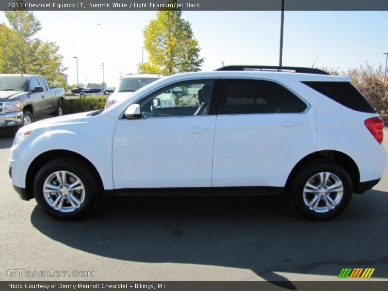 Summit White / Light Titanium/Jet Black 2011 Chevrolet Equinox LT