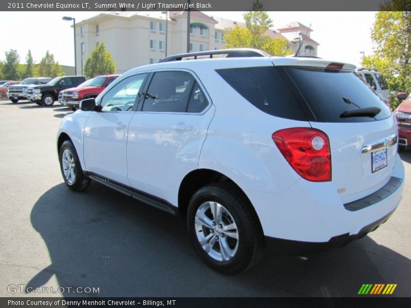 Summit White / Light Titanium/Jet Black 2011 Chevrolet Equinox LT